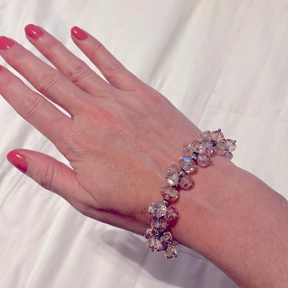 Sparkling pink bracelet